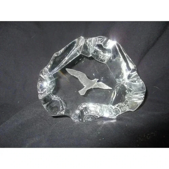 Seagull Lead Crystal Paperweight Hallmark Little Gallery Austrian Iceberg clear - Picture 1 of 5